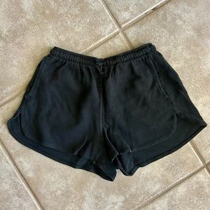 Pacsun John Galt thermal black shorts